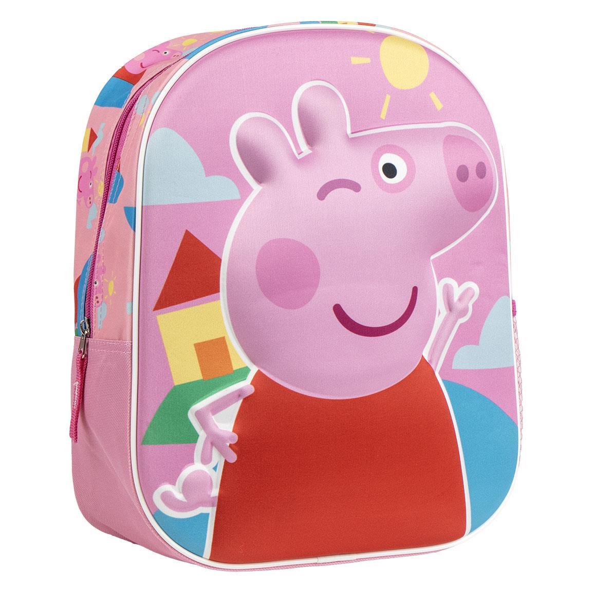 Mochila infantil 3d peppa pig