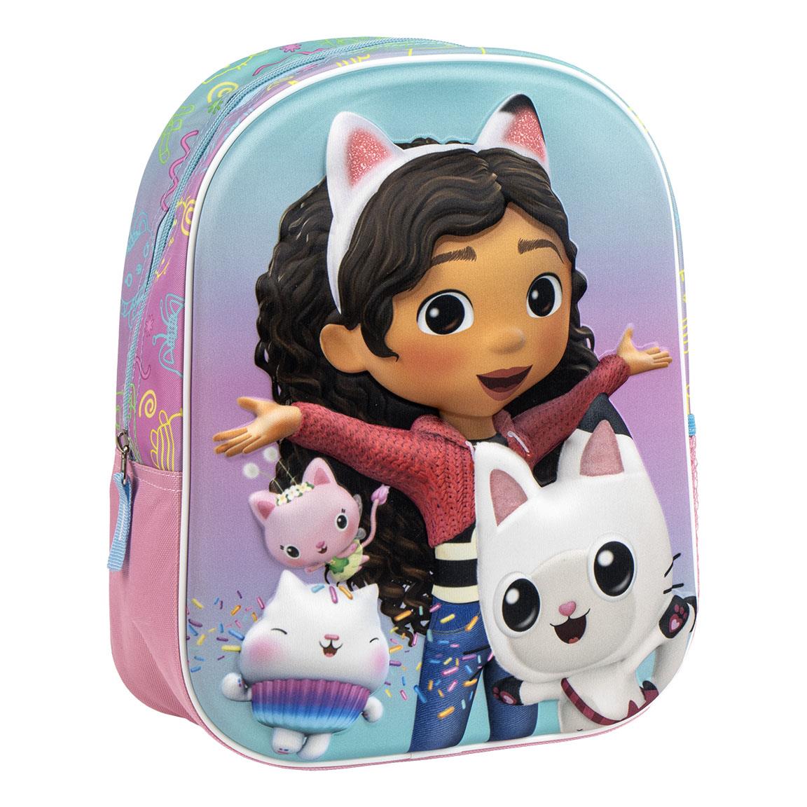 Mochila infantil 3d gabby´s dollhouse