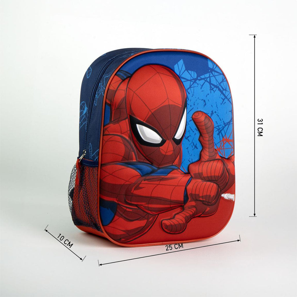 Mochila infantil 3d spiderman