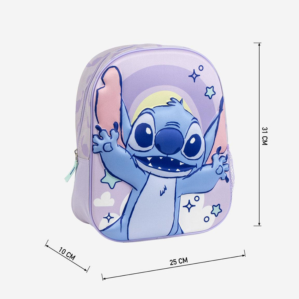 Mochila infantil 3d stitch
