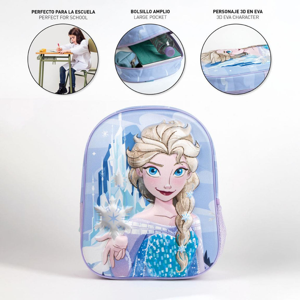 Mochila infantil 3d frozen