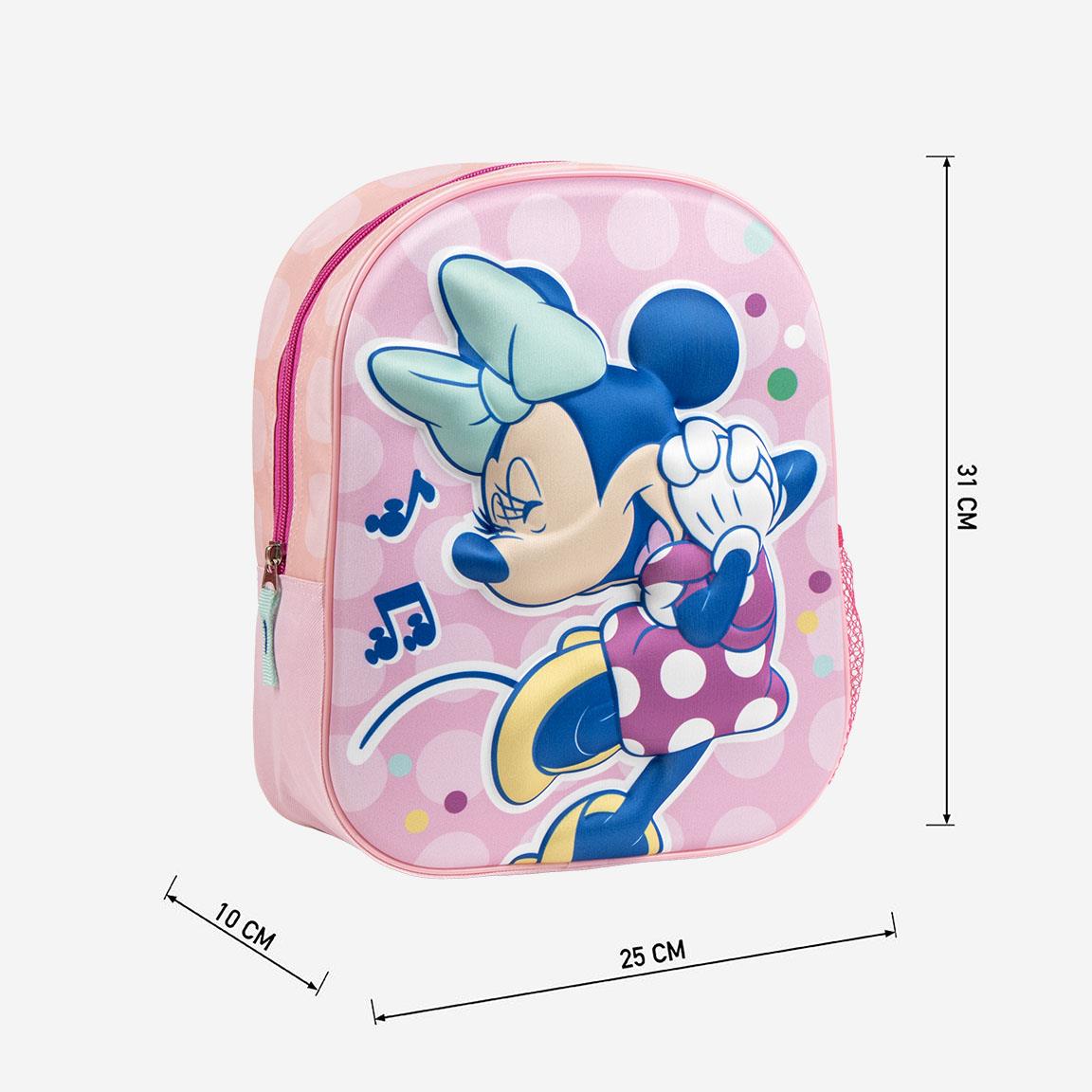 Mochila infantil 3d minnie