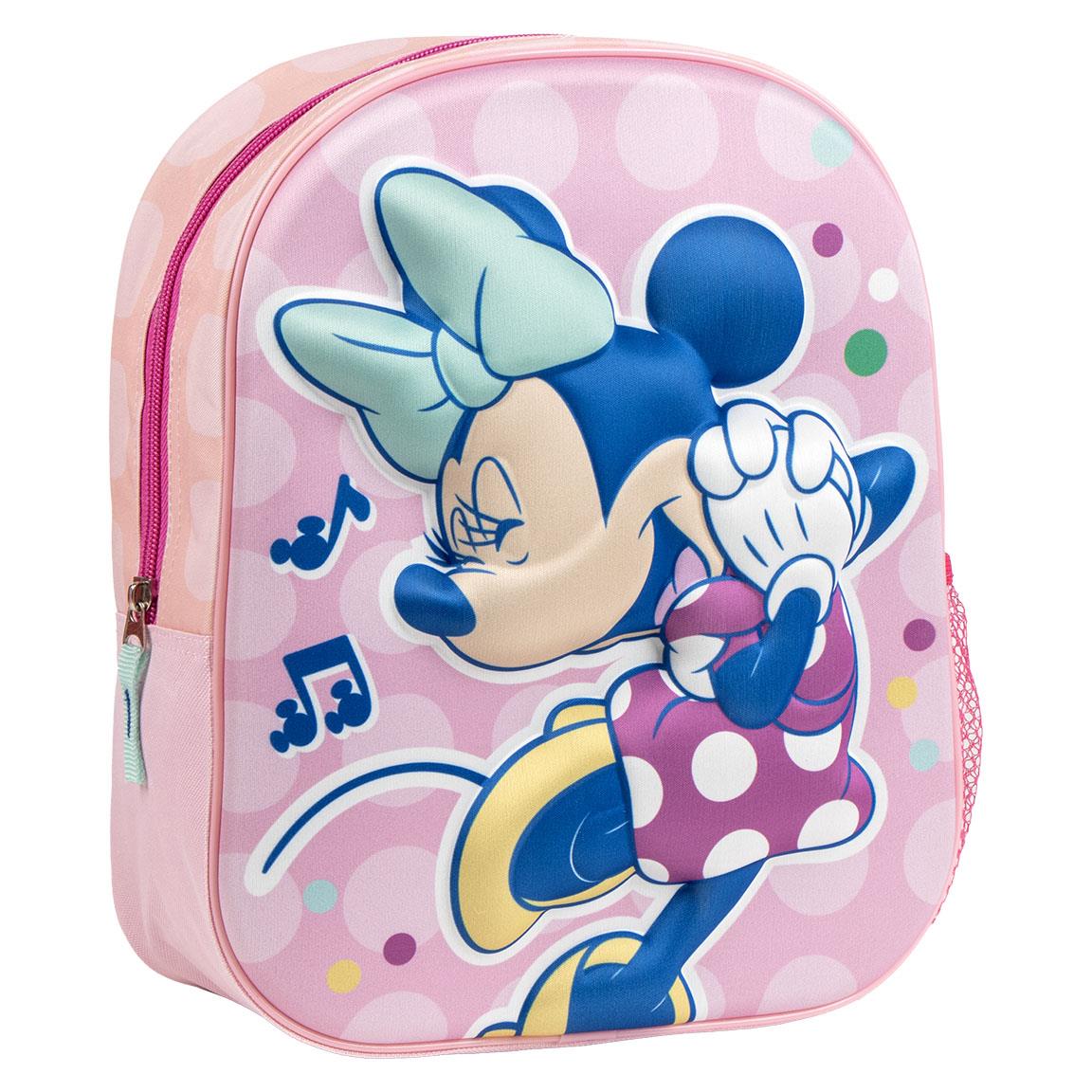 Mochila infantil 3d minnie