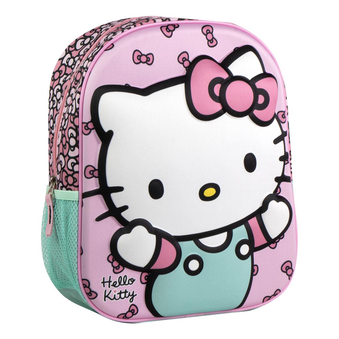 Mochila infantil 3d hello kitty
