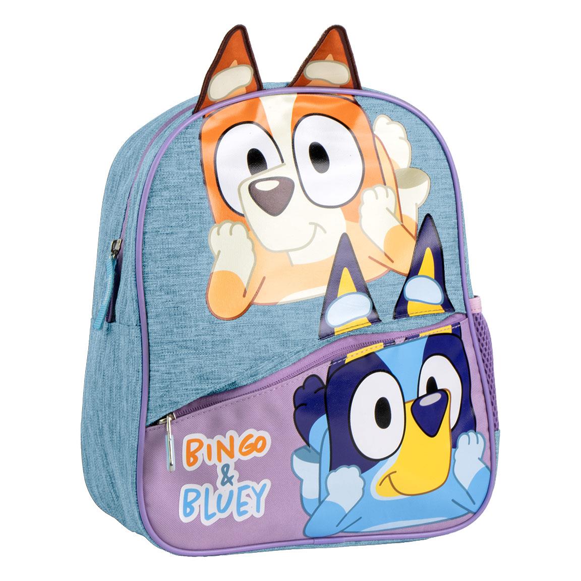 Mochila infantil escolar bluey