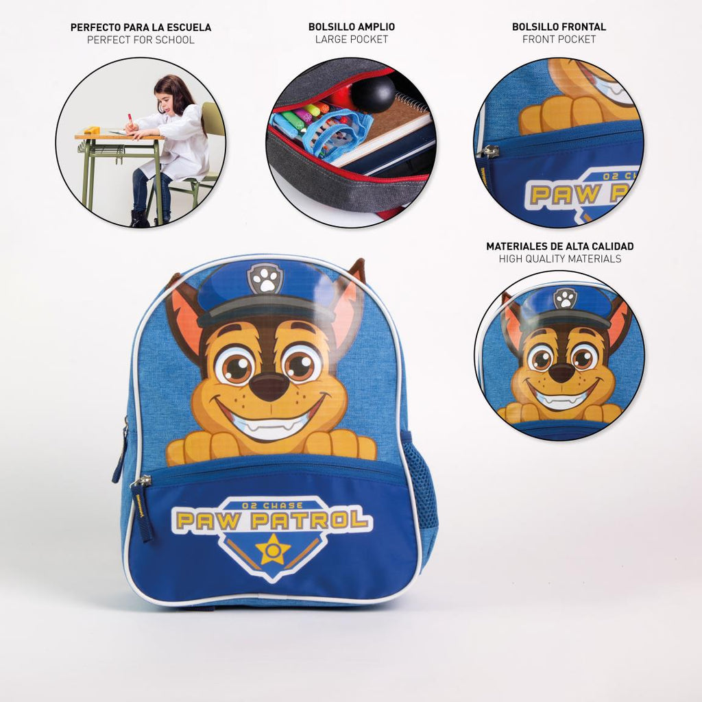 Mochila infantil escolar paw patrol