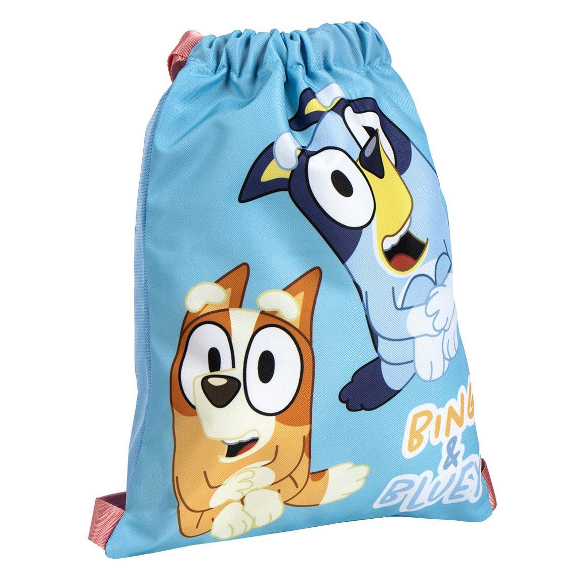 Saquito escolar bluey