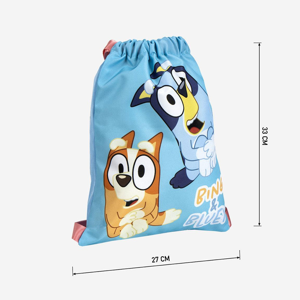 Saquito escolar bluey