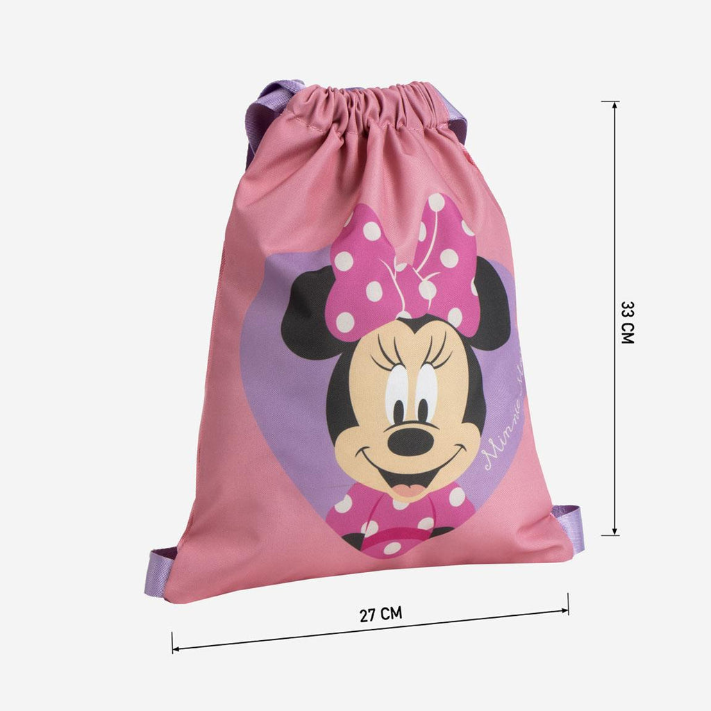 Saquito escolar minnie