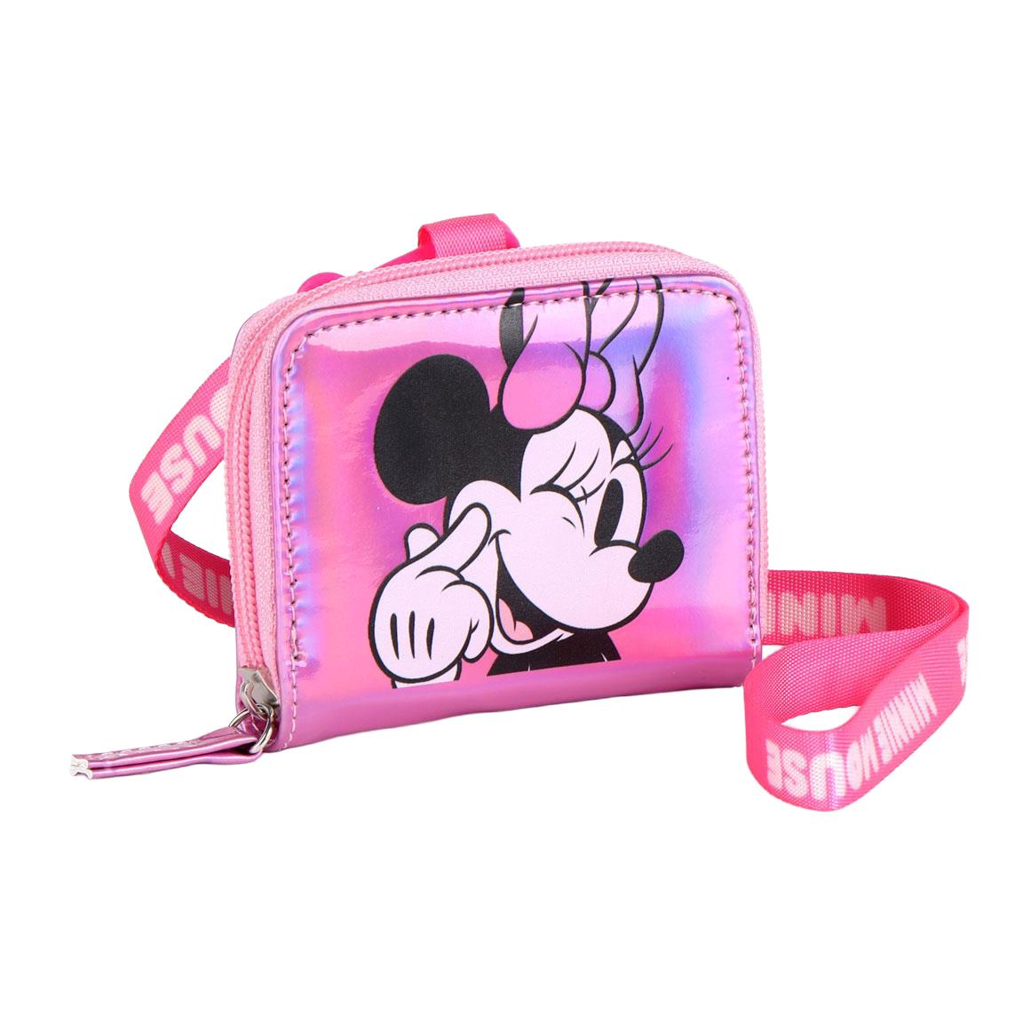 Monedero iridiscente minnie