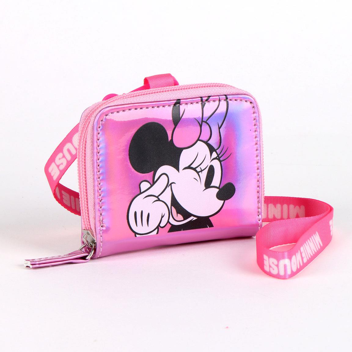 Monedero iridiscente minnie