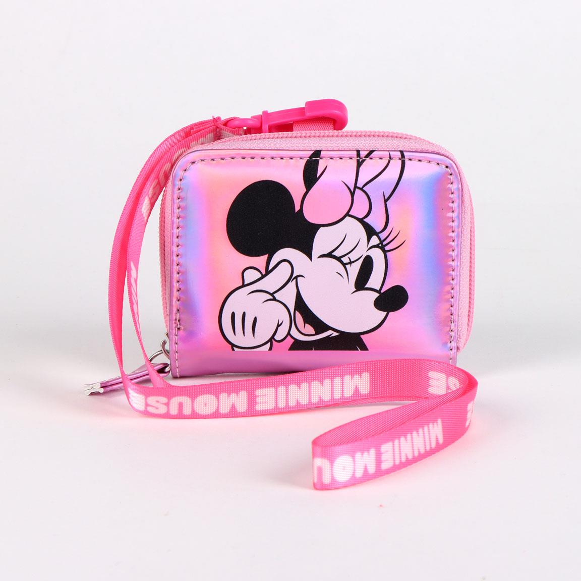 Monedero iridiscente minnie