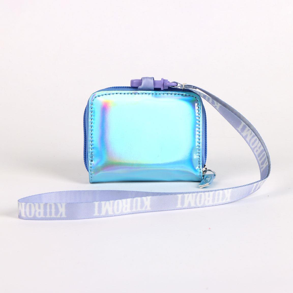 Monedero iridiscente hello kitty kuromi