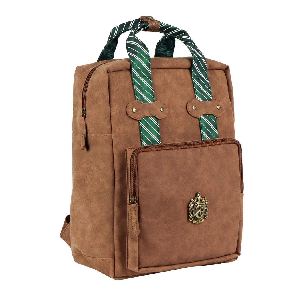 Mochila casual moda polipiel harry potter slytherin