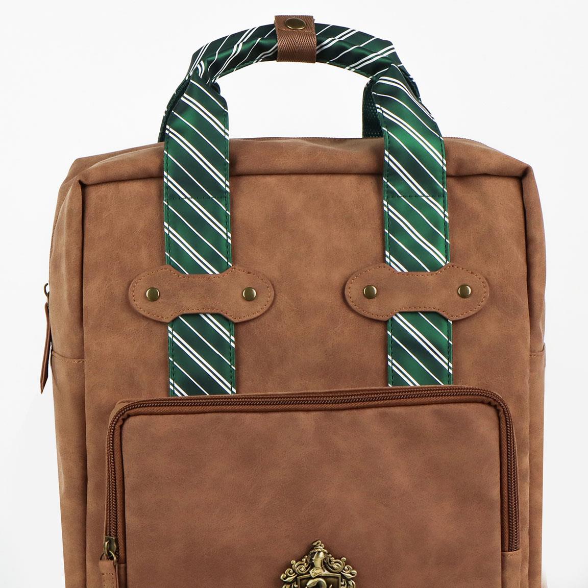 Mochila casual moda polipiel harry potter slytherin