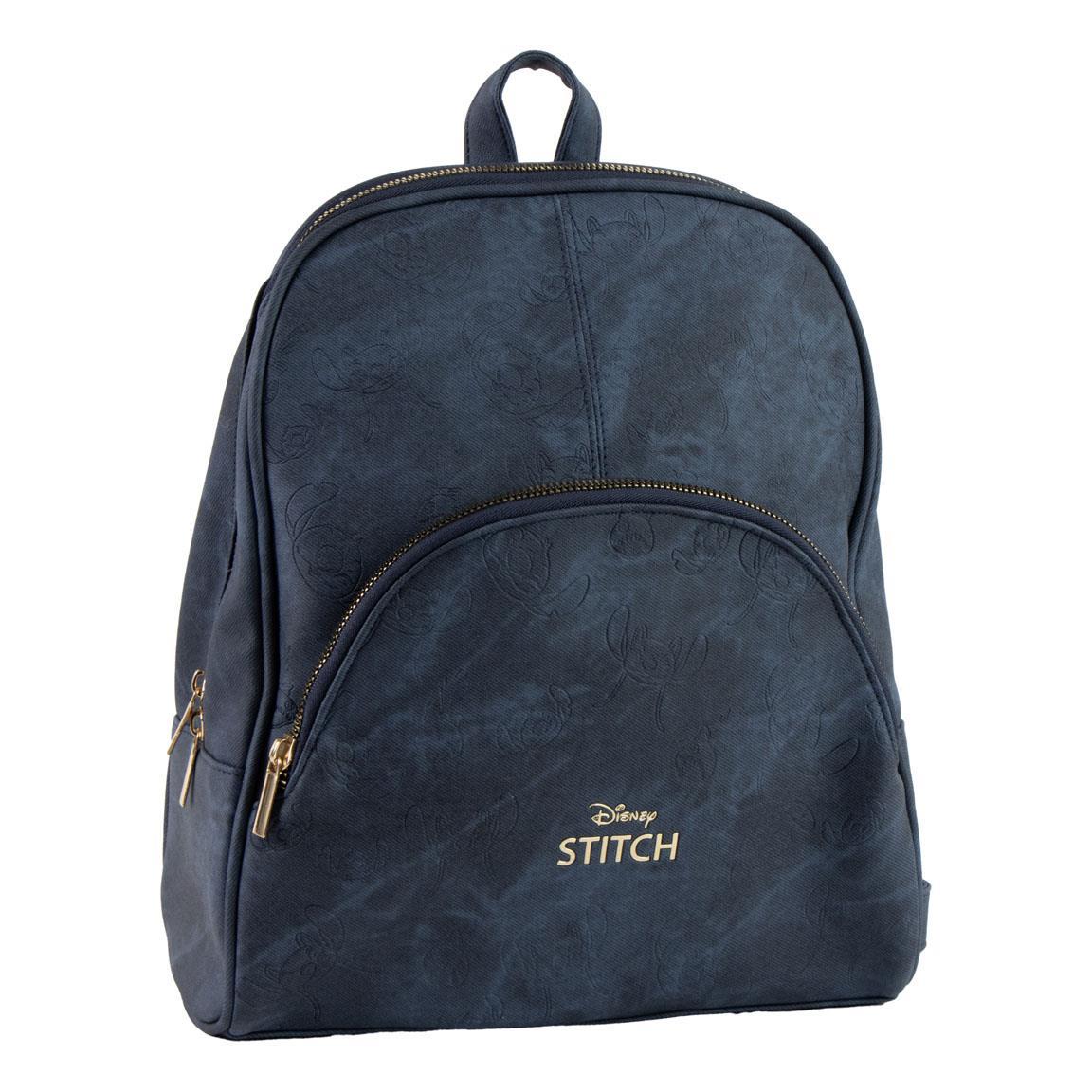 Mochila casual moda polipiel stitch