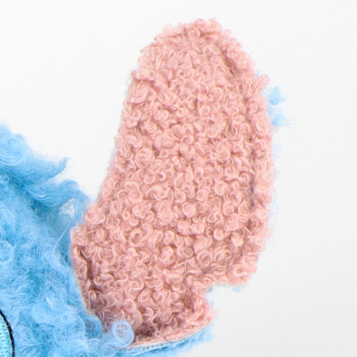 Cartera borreguillo stitch