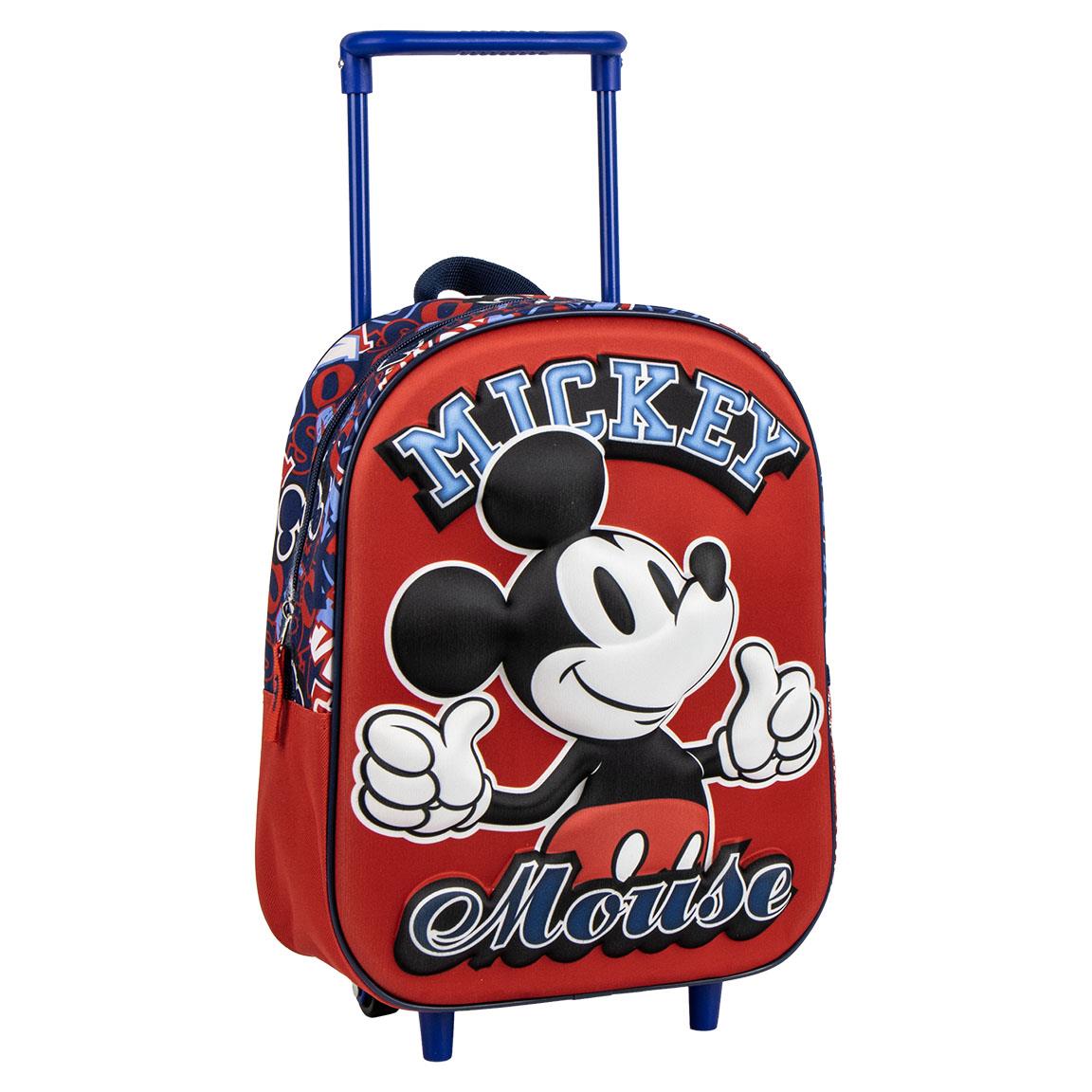 Mochila infantil trolley 3d mickey