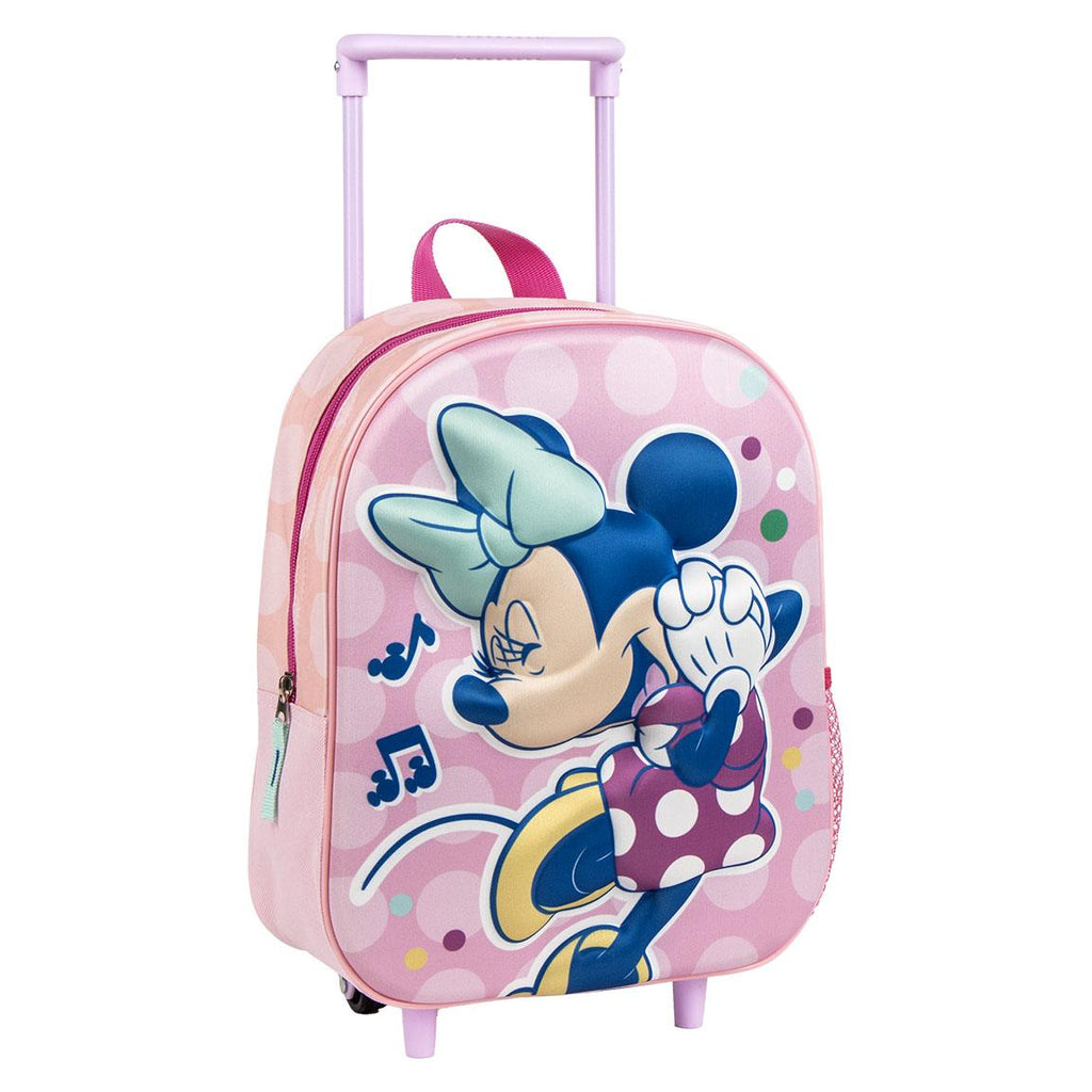 Mochila infantil trolley 3d minnie