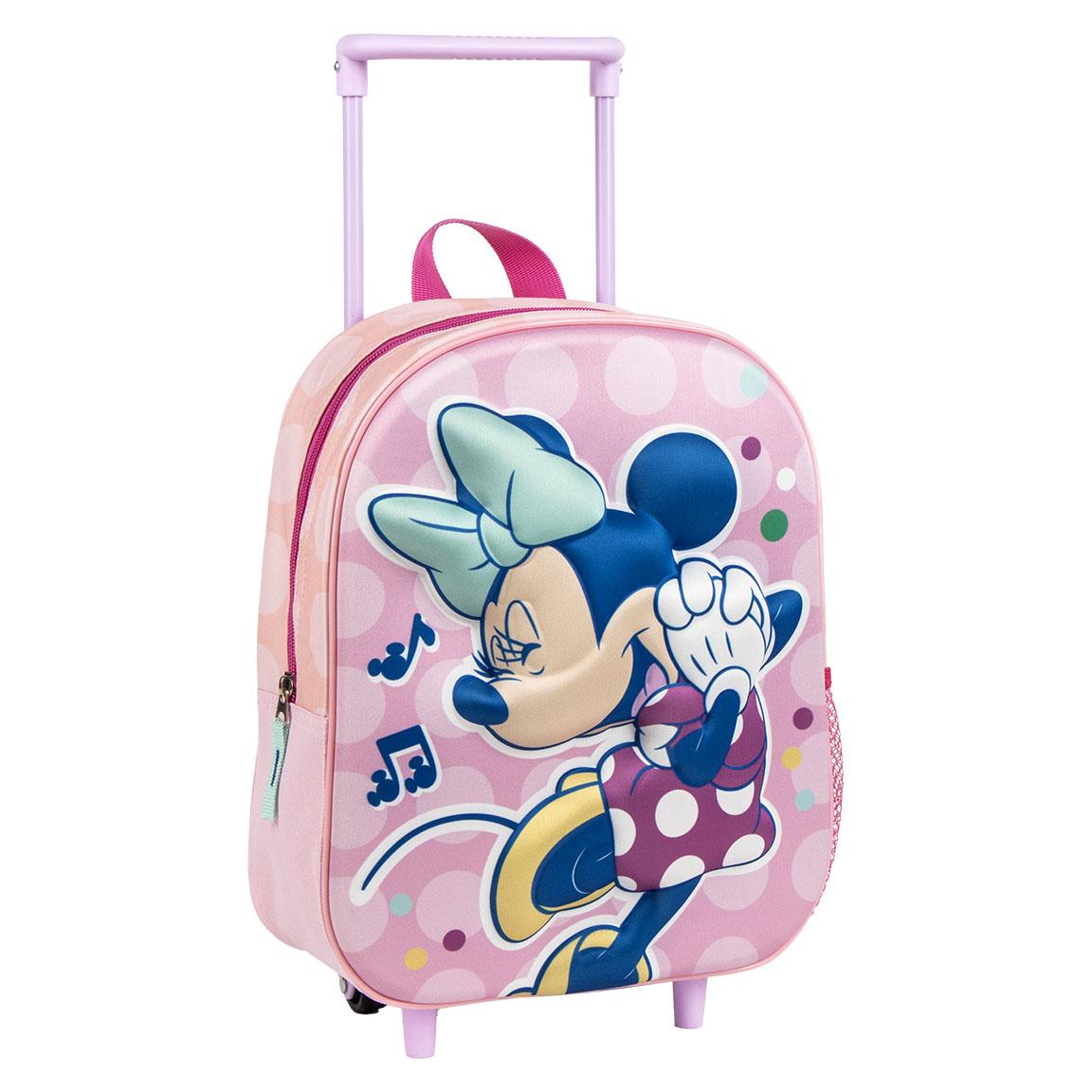 Mochila infantil trolley 3d minnie