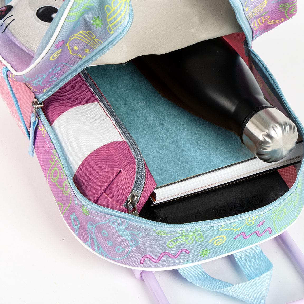 Mochila infantil trolley 3d gabby´s dollhouse