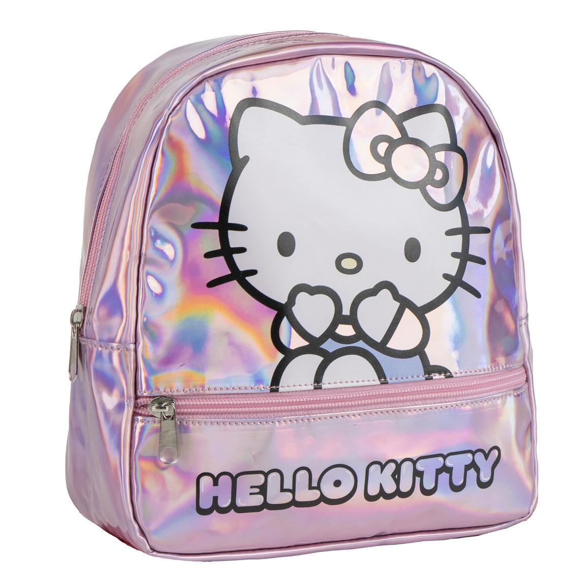 Mochila casual iridiscente hello kitty