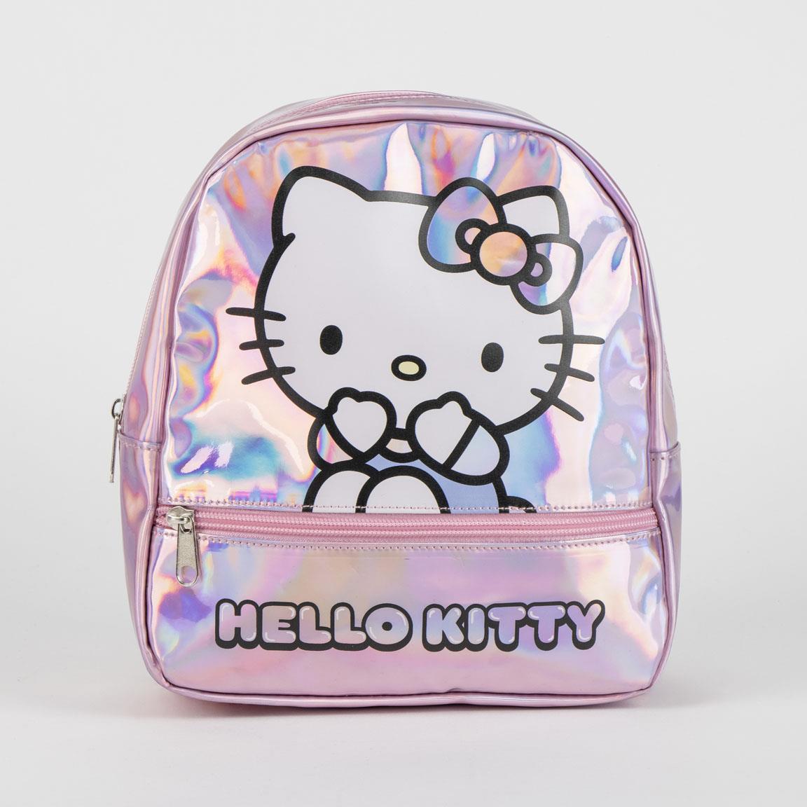 Mochila casual iridiscente hello kitty