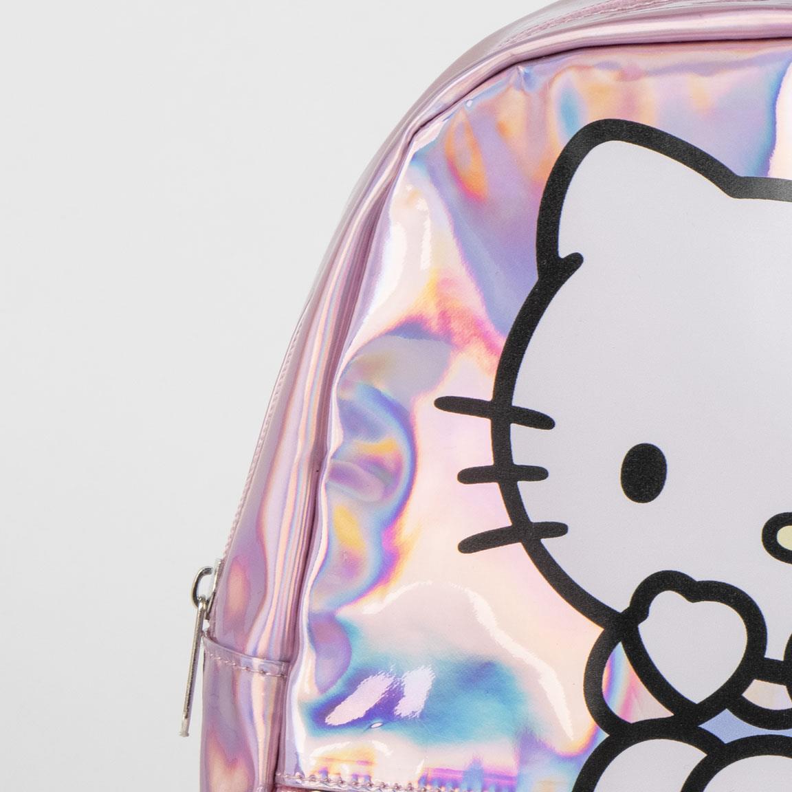 Mochila casual iridiscente hello kitty