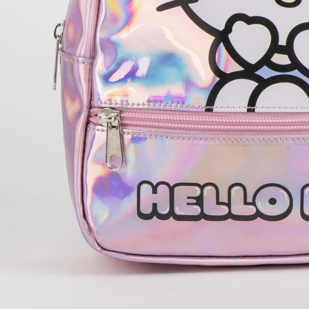 Mochila casual iridiscente hello kitty