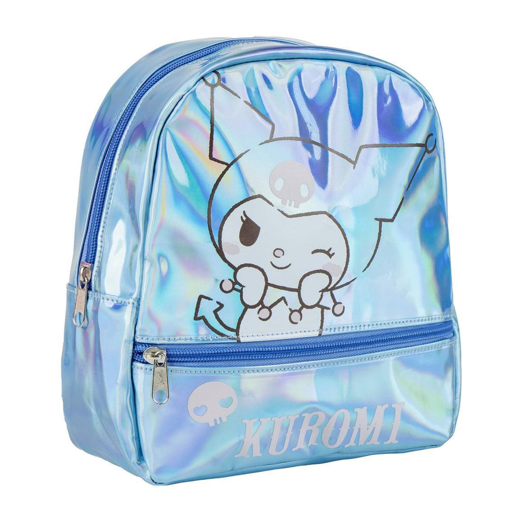 Mochila casual iridiscente hello kitty kuromi