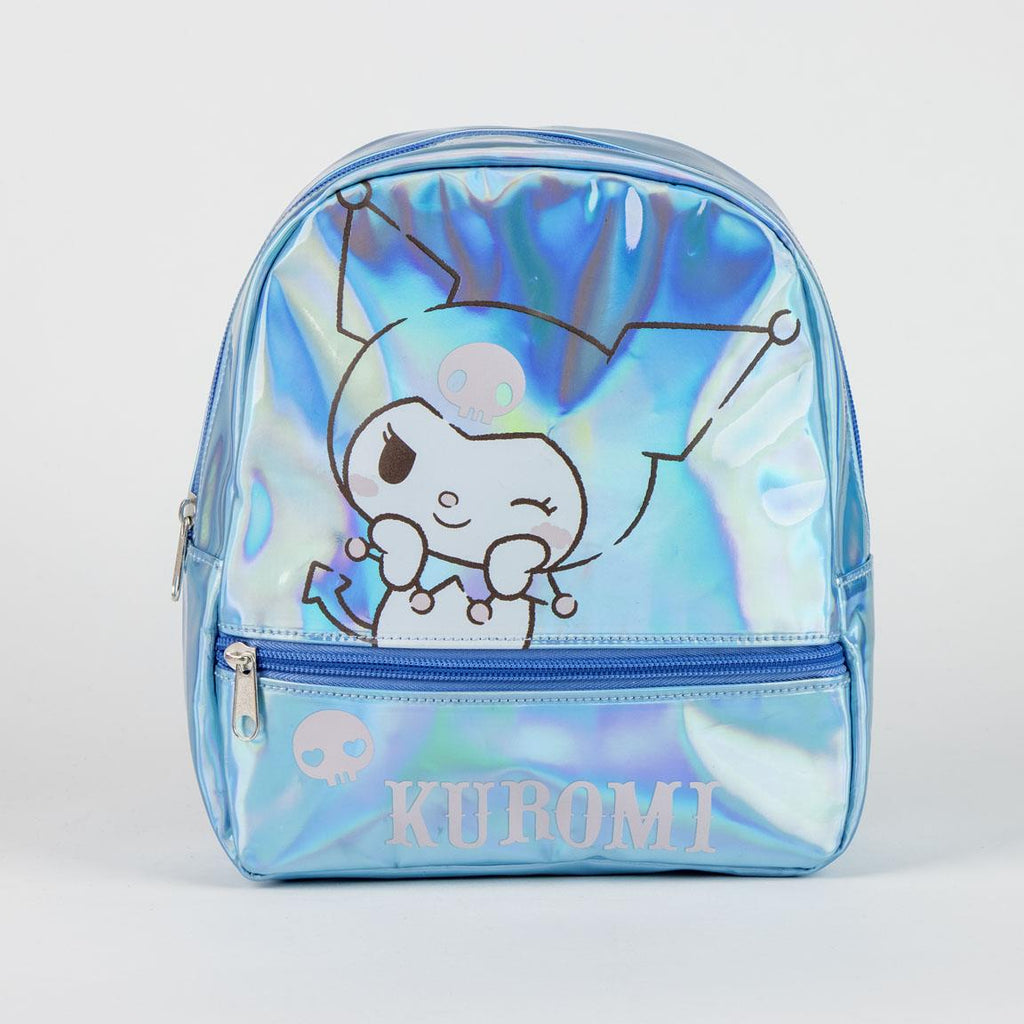 Mochila casual iridiscente hello kitty kuromi