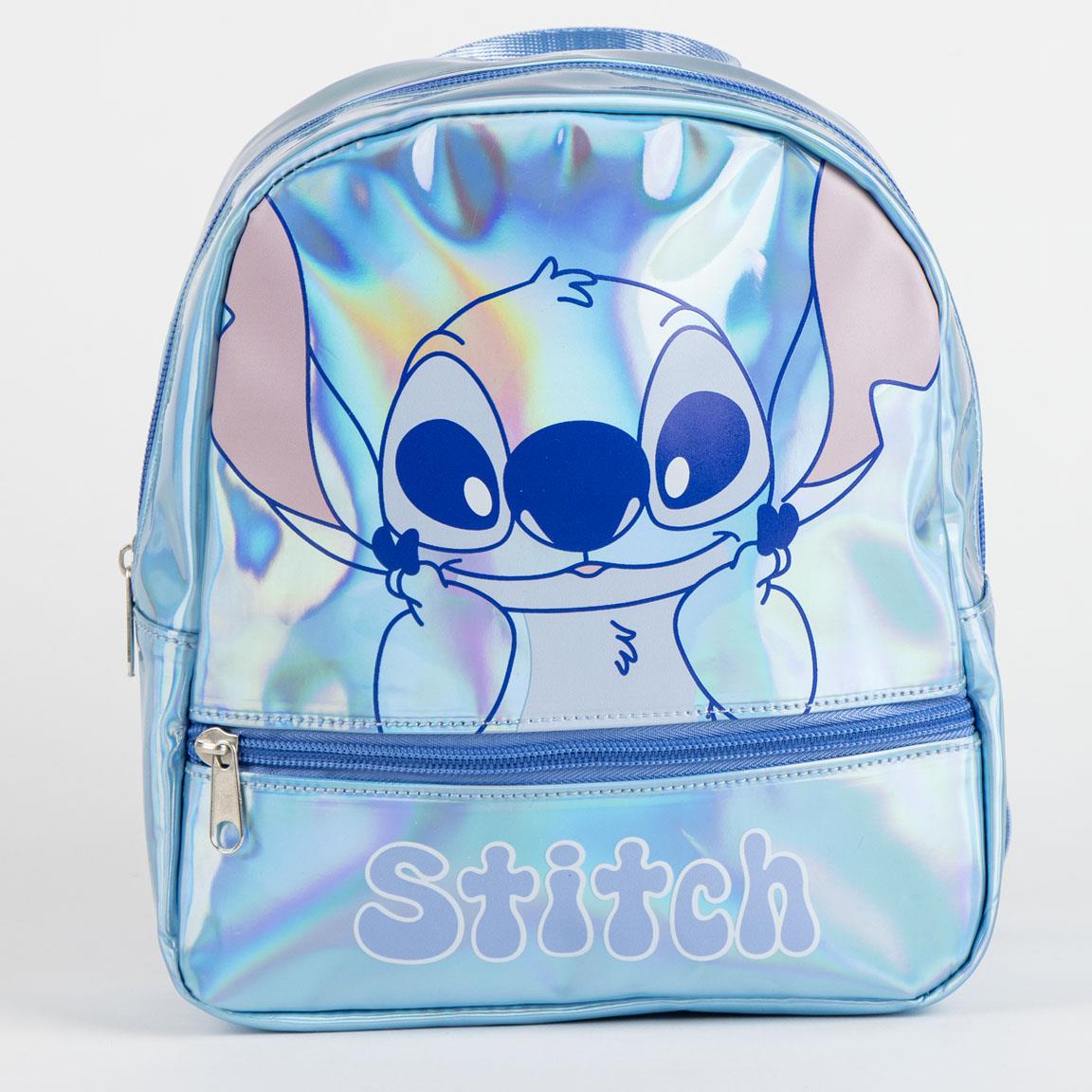 Mochila casual iridiscente stitch