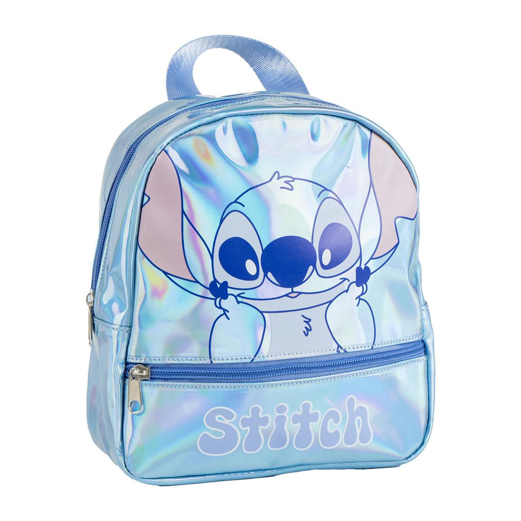 Mochila casual iridiscente stitch