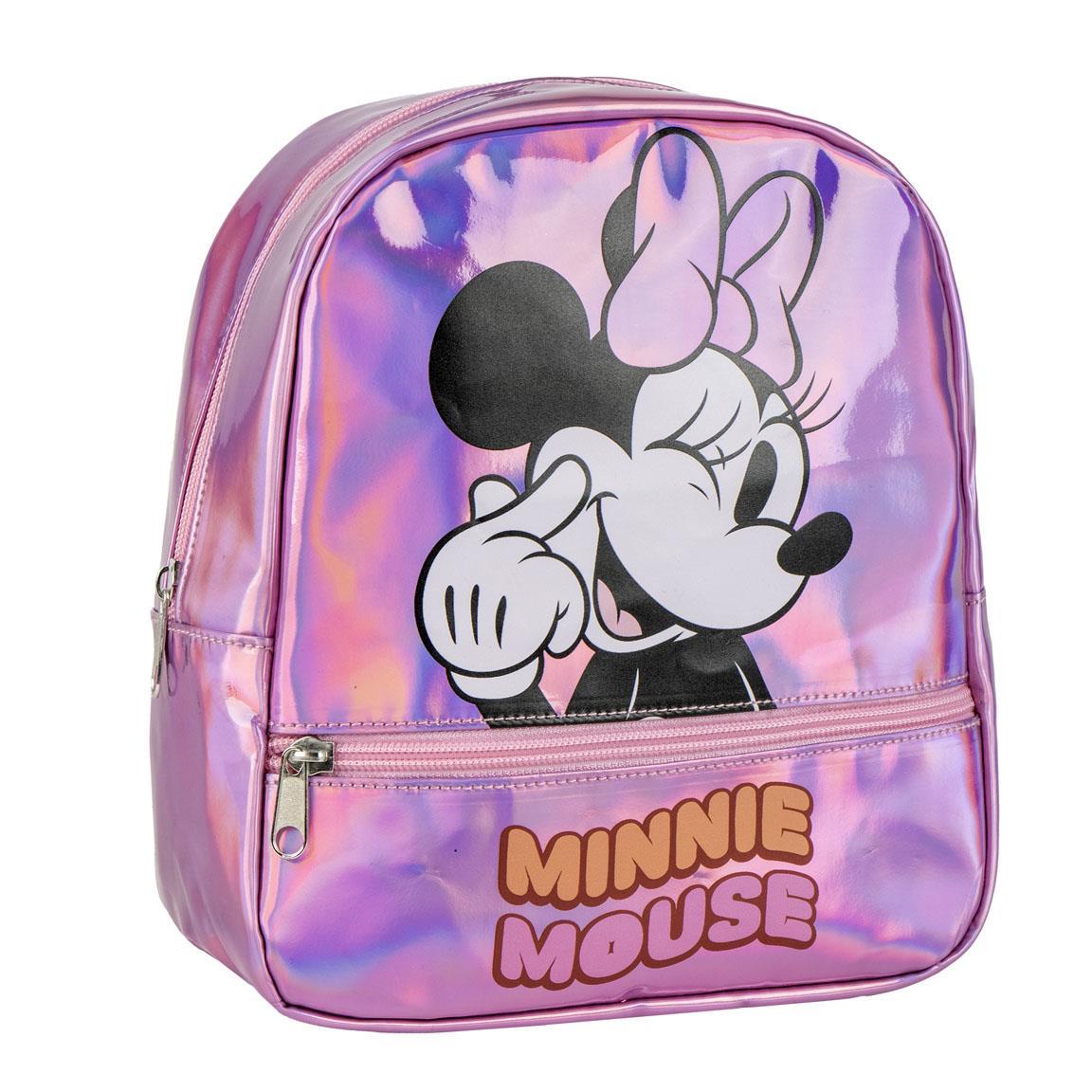 Mochila casual iridiscente minnie