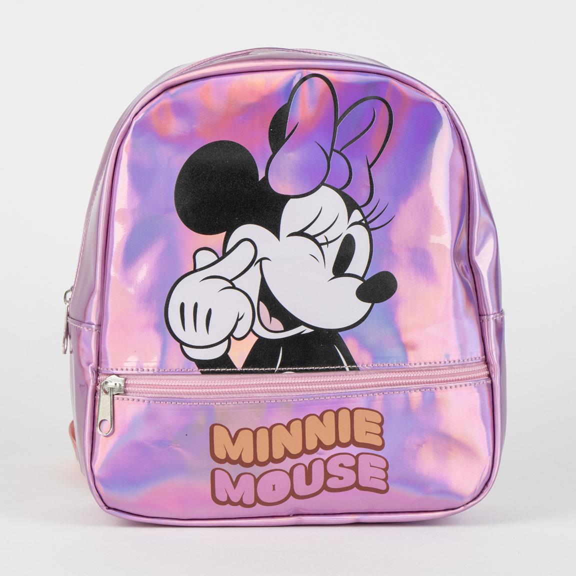 Mochila casual iridiscente minnie
