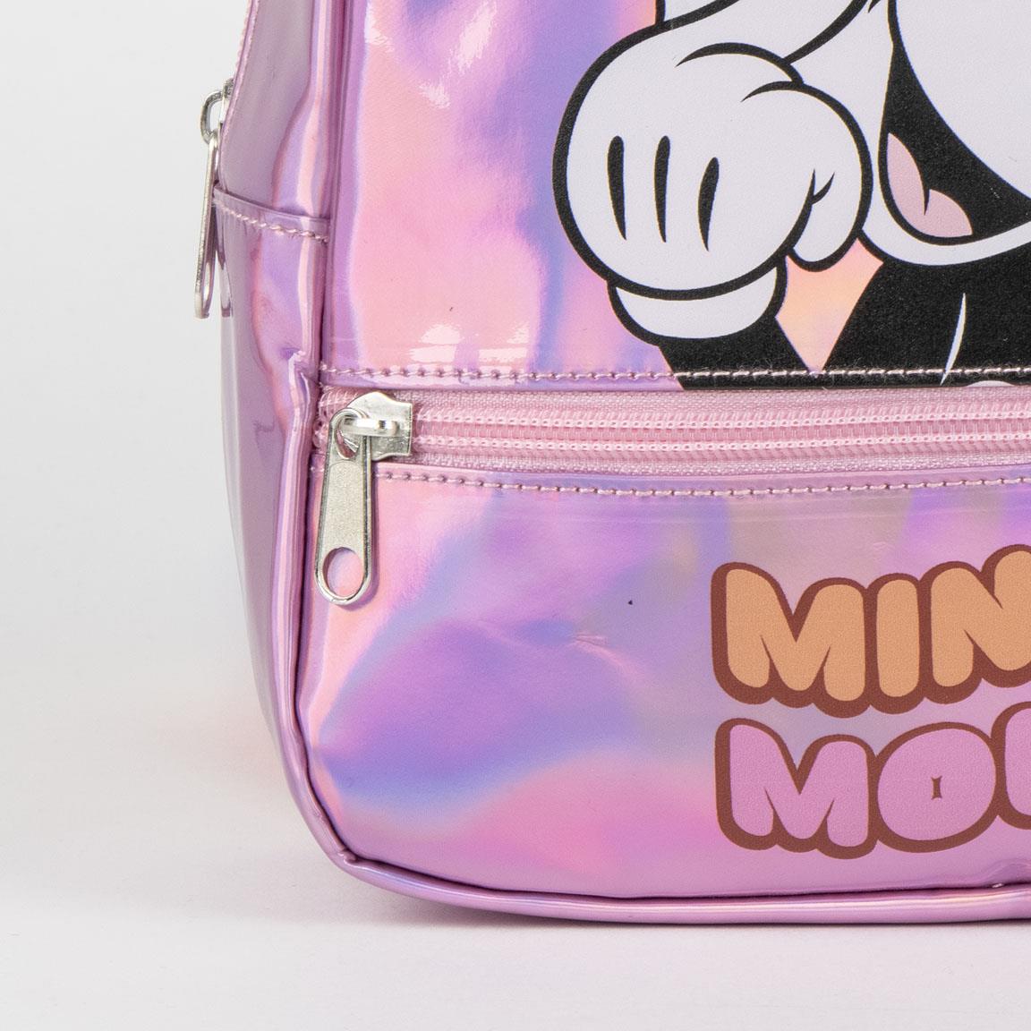 Mochila casual iridiscente minnie