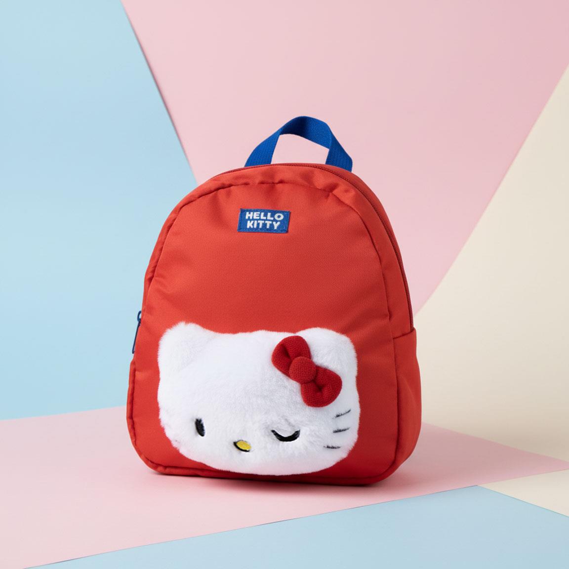 Mochila guarderia personaje peluche hello kitty