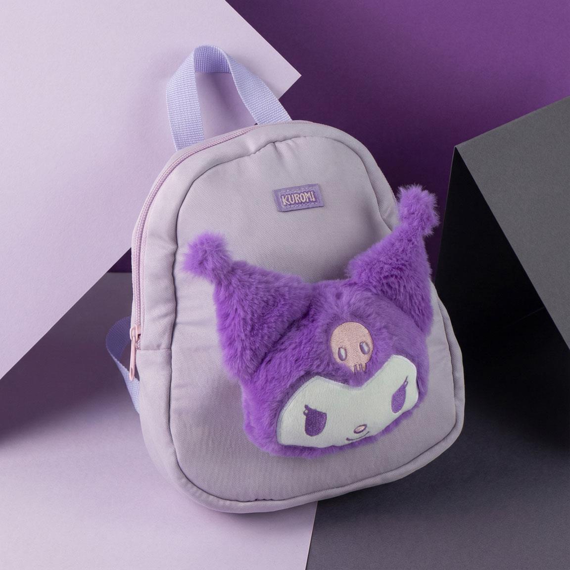 Mochila guarderia personaje peluche hello kitty kuromi