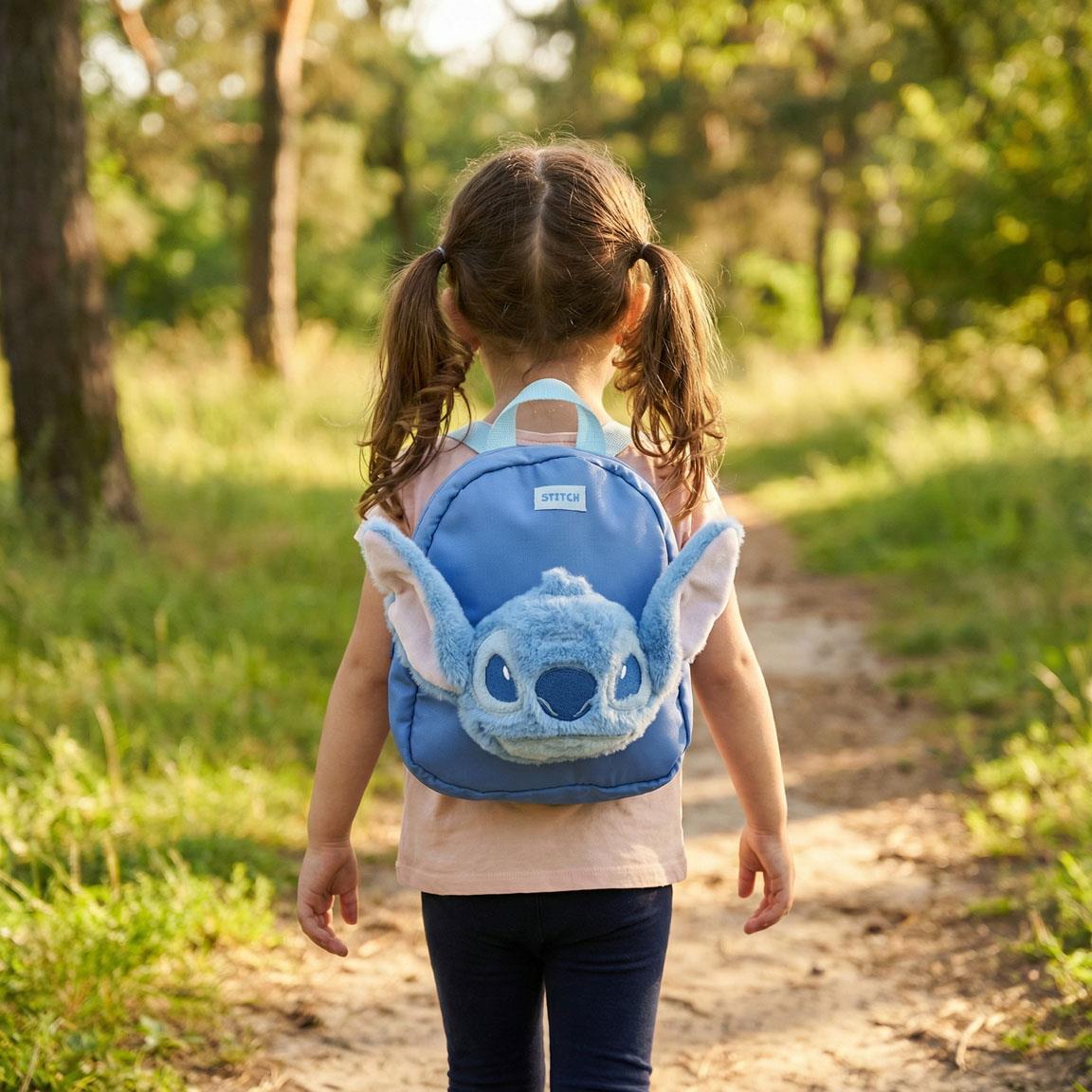 Mochila guarderia personaje peluche stitch