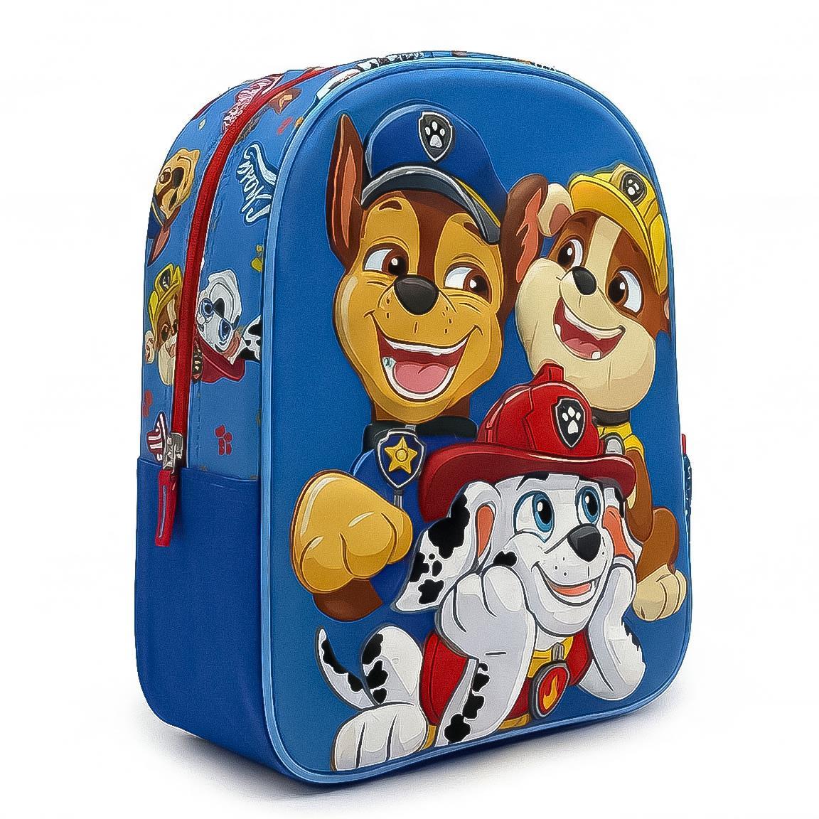 Mochila infantil 3d paw patrol