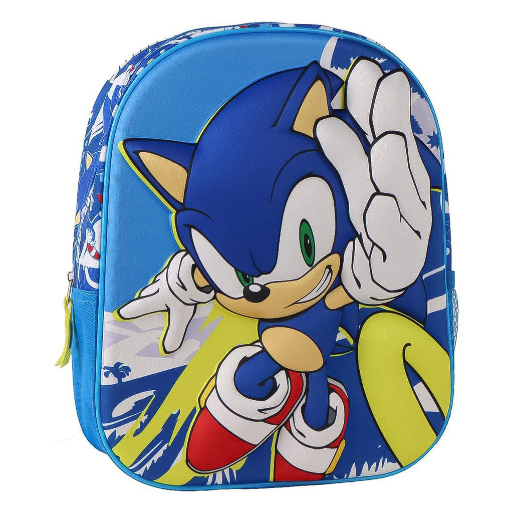 Mochila infantil 3d sonic