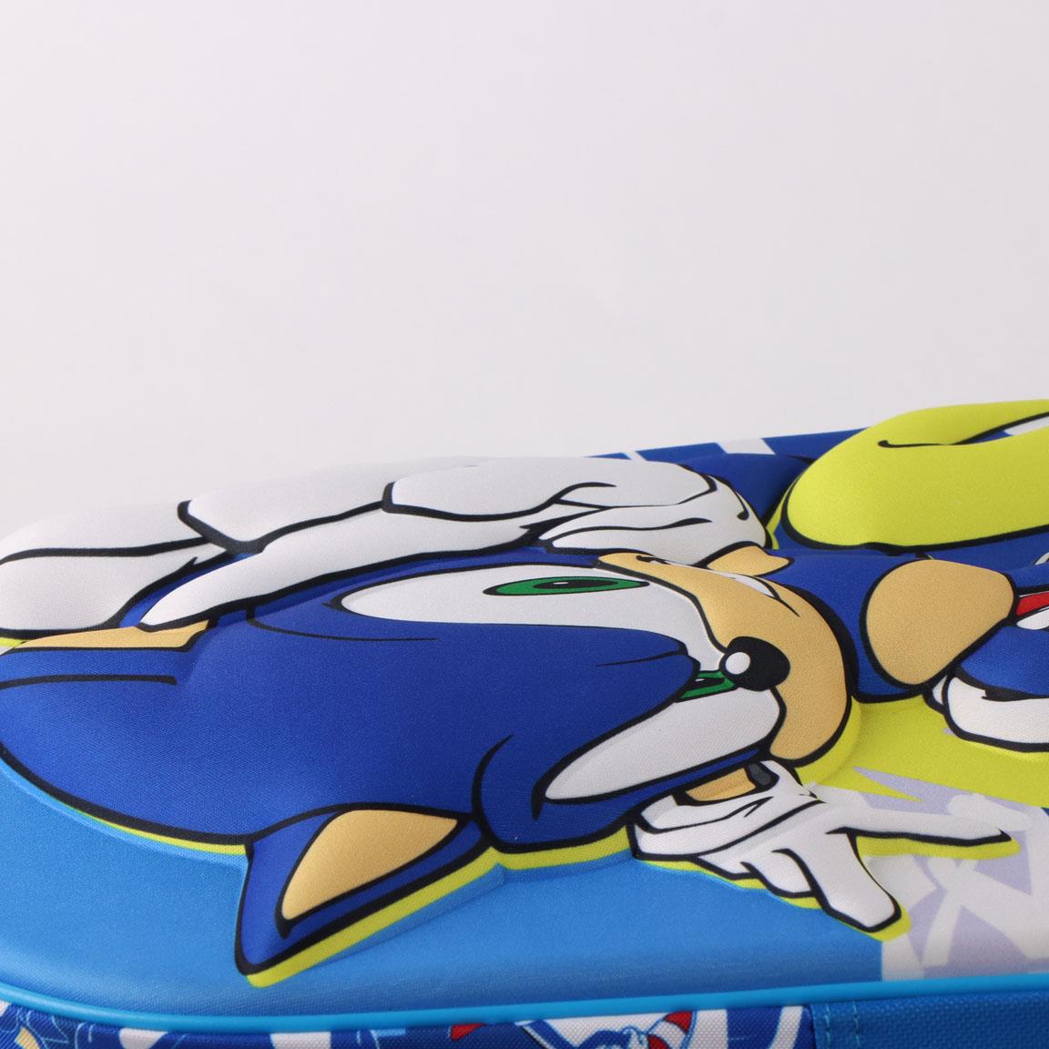Mochila infantil 3d sonic