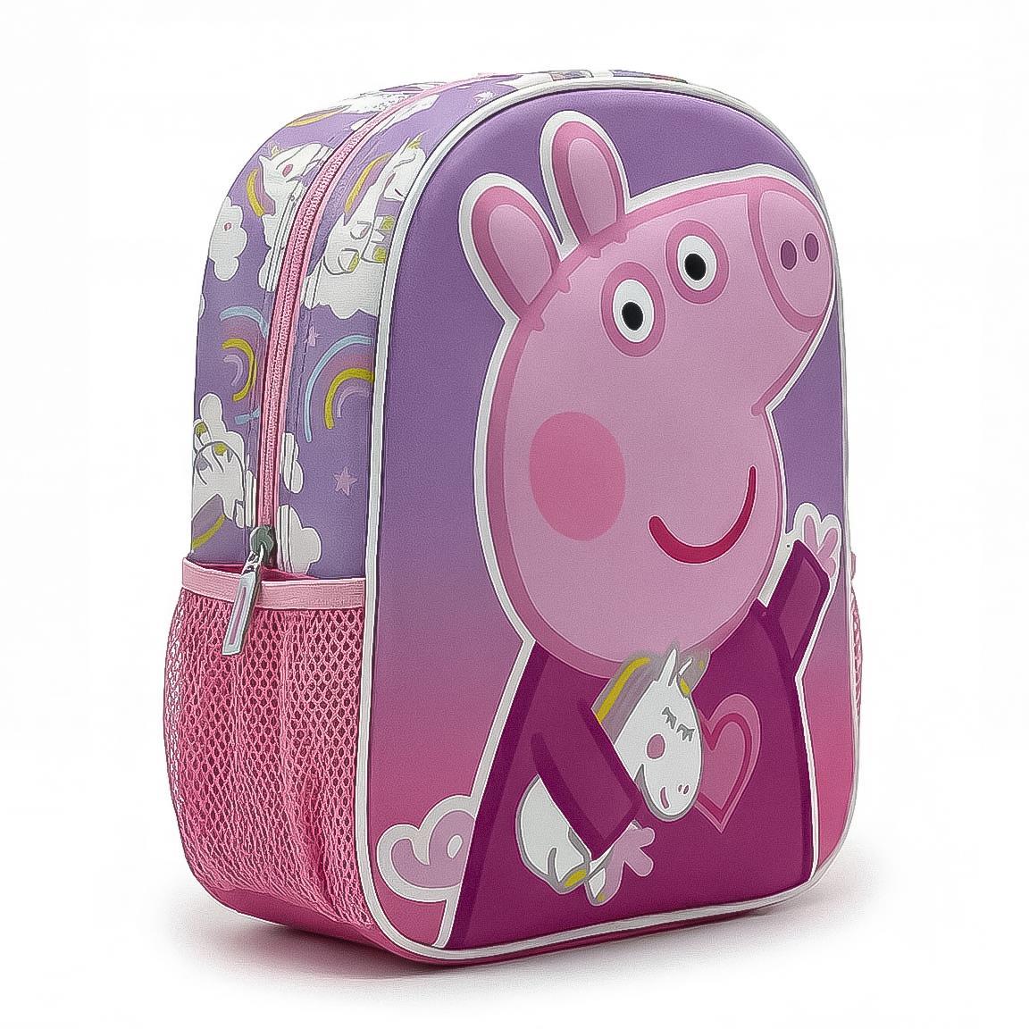 Mochila infantil 3d peppa pig