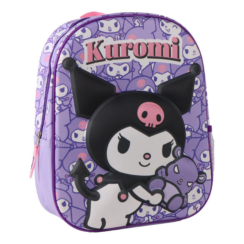 Mochila infantil 3d hello kitty kuromi