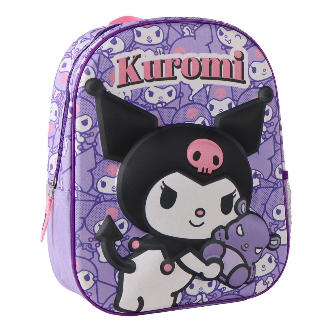Mochila infantil 3d hello kitty kuromi