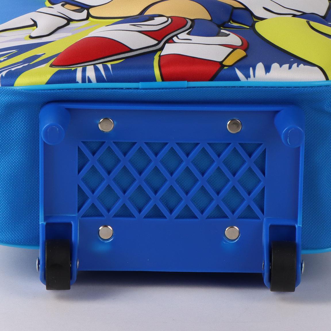 Mochila infantil trolley 3d sonic
