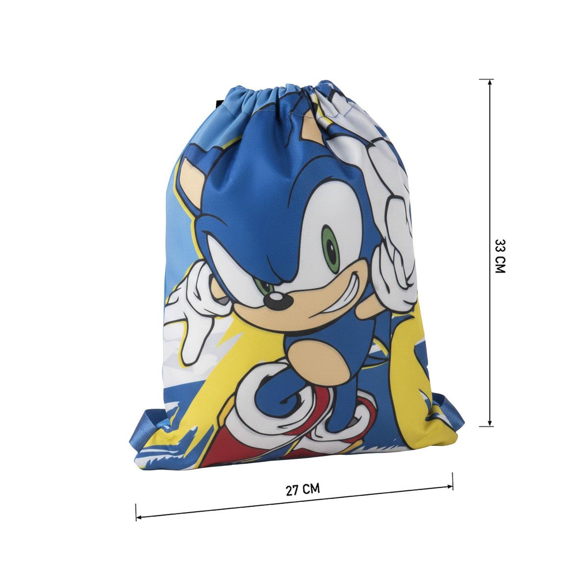 Saquito escolar sonic