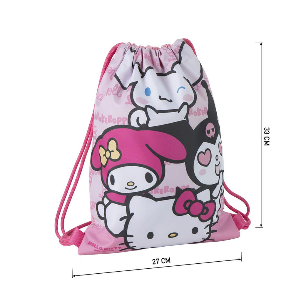 Saquito escolar hello kitty