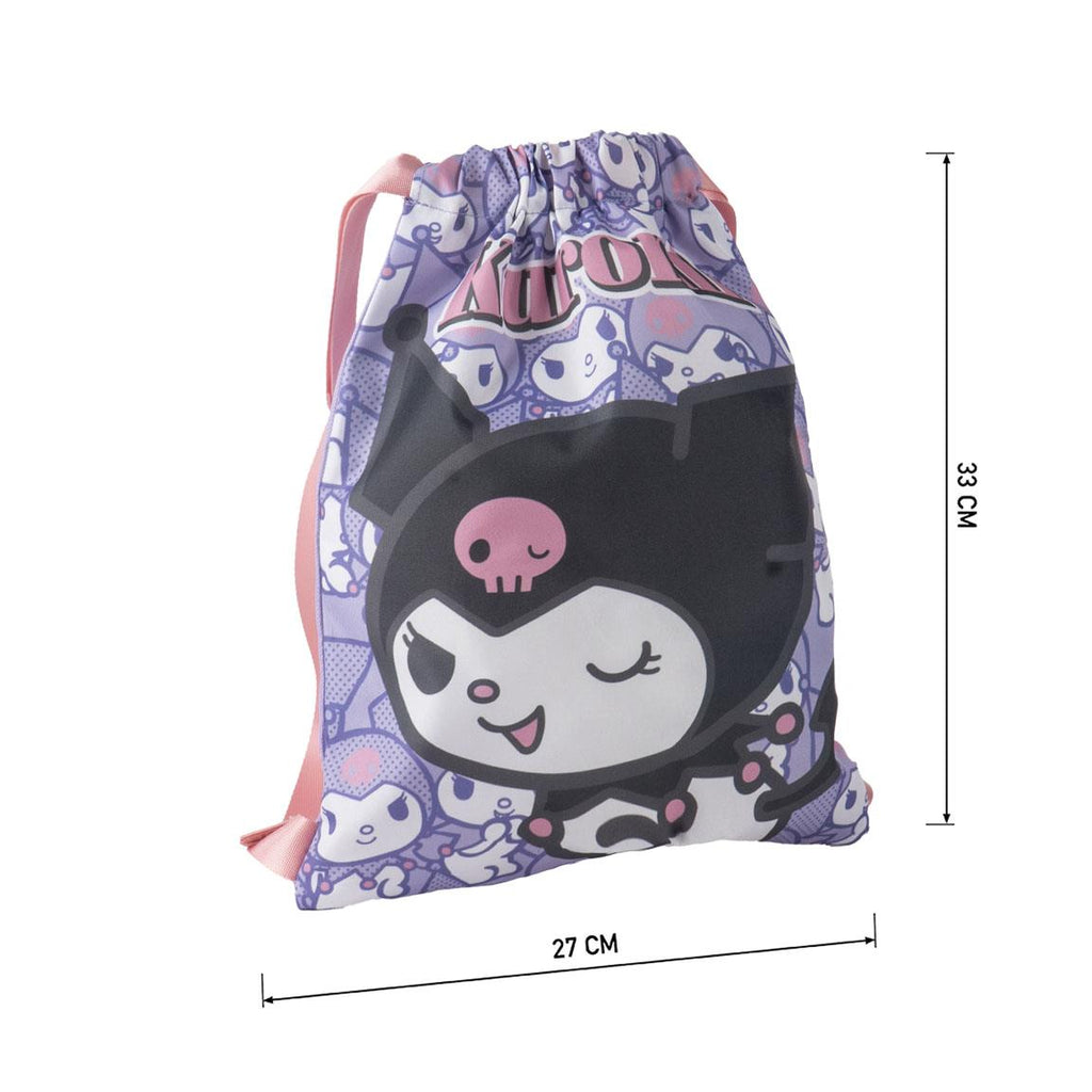 Saquito escolar hello kitty kuromi