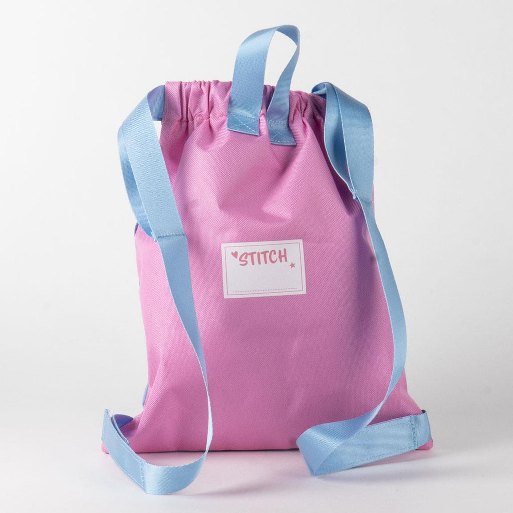 Saquito escolar stitch